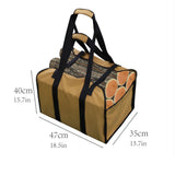 Firewood Tote Bag Firewood Bag Fireplace Large Wood Carrying Bag with Handle Safety Belt Camping V1369-AZ3-W-01761