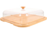 SWETRACE Bamboo Cake Serving Set Food Cover With Elegant Design For Set 10.2X10.2X5.1In V1189-LWWAL-20260327-03562