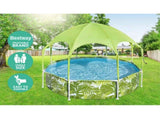 Bestway Kids Pool 244x51cm Steel Frame Swimming Play Pools Canopy 1688L BW-POOL-PLAY-56543
