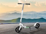 MONVELO Folding Scooter Dual Large Wheels White RR1009-WH