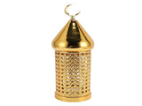Gold Wind Lamp Handmade Retro Hollow Wind Lamp Iron Lantern for Wedding Party Decoration M V1294-YM0901-3115250011712