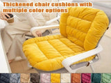 Winter Thick Fleece Seat & Back Cushion Set - 90cm Sofa Office Chair Warmer V1232-BGYD002