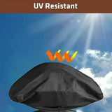 600D Waterproof Grill Cover with UV Protection for Weber Q100, Q1000, Q1200, Q1400 and Baby Q V1189-LC-HW-00431