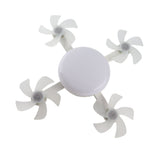 Ceiling Fan with and Remote E26 E27 3 Speeds 3 Colors 2 Timers Quiet Foldable Modern LED Fan V1294-YM0901-3119250023612