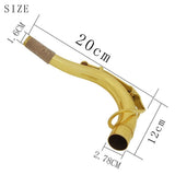 Saxophone Neck Replacement Saxophone Neck Silver Plated Brass Sound Projection Music Performance V1370-AZ4-08578