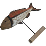 Handcrafted Fish On Base 30cm V637-12806FSH