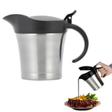 Stainless Steel Insulated Gravy Boat With Lid,Gravy Boat with Lid, Stainless Steel Gravy Jug, V1192-AZ-W-28032