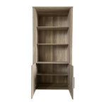 Display Shelf Book Case Stand Bookshelf Natural Wood like MDF in Oak Colour V43-BC-CELOAK