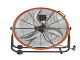Drum Fan 24 In High Velocity Industrial Infinitely Variable Speed 7935CFM V952-GYLSFS24YCECZY0SLV3