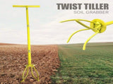 Soil Tiller Long Handle Widely Use Comfortable Grip Handheld Twist Tiller Soil Scarifier Gardening V1369-AZ3-W-04709