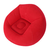 Inflatable Lounge Chair Flocking PVC Portable Folding Blow Up Sofa for Living Room Bedroom Balcony V1294-YM0901-3116240012412