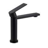 WELS Matt Black Square Short Basin Mixer Vanity Sink Faucet Laundry Spout Tap V1233-KRS101MBL