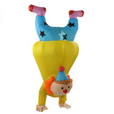 Adult Inflatable Handstand Clown Costume Halloween Upside Down Clown Inflatable Costume V1294-YM0703-3115230020011