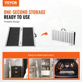 Portable Ramp 2FT, Non-Slip Aluminum Folding Handicap Ramp, Door Threshold Ramps for V952-ZDKMJPD24YC1YF5QCV0