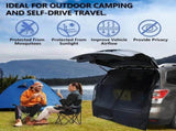 160 x 195CM Car Tailgate Sunshade Mosquito Net with Zipper, Fixed Band / Hooks and Storage Bag V888-ELOSUNG55718