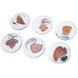 Resin Pine Coasters Heat Resistant Placemats Drink Mat Tea Coffee Cup Pad Decor Tea Sets Accessories V1294-YM0901-3118200105211