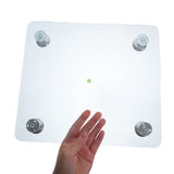 Stable Epoxy Resin Table, White Acrylic, Adjustable for Home V1366-AZ2-W-13904