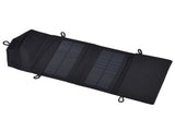 15W 5V Portable Solar Folding Panel Power Station Outdoor USB Solar Panel Power Bank for Camping V1294-YM0523-3114210137411