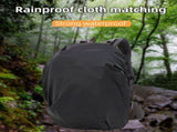 40L Yellow Lightweight Outdoor Hiking Backpack with Detachable Suspended Frame & Rain Cover V888-ELOSUNG55194-1