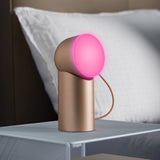 Lexon Orbe Portable Led Lamp With Moving Head - Gold V398-LD-LH88D