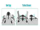 OutdoorMaster Pop Up 3-4 Person Beach Tent X-Large - Easy Setup, Portable Beach Shade Canopy Folding V1168-BP-YNN9-7SDP
