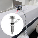 316 Stainless Steel Quick Release Bumper Boat Fender Holder Mount Cleat Hook Accessories V1259-DP01-A-1357