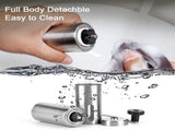 Manual Coffee Grinder Stainless Steel With Adjustable Ceramic Conical Burrs Compact Portable For V1237-ZY-807-095