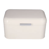 Milky White Bread Box Safe Odorless Large Capacity Anti Fingerprint Retro Tin Bread Box V1294-YM0710-3117210165811