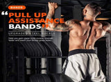 Pull-Up Assistance Bands Set 300LB Resistance Black V728-LP1005008183552809