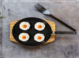 Nonstick Omelette Pan, Black, Long Heat-Resistant Handle, Fast Soaking, for Kitchen 1Pc V1366-AZ2-W-23779