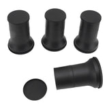 4pcs Round Furniture Lifters with Rubber Non Slip Pads Plastic Bed and Furniture Raisers Set V1294-YM0715-3117220135311