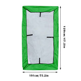 Patio Swing Canopy Cover - 75"x47" Weatherproof Replacement Top with Sun Shade, Windproof Design for V1369-AZ3-W-15006