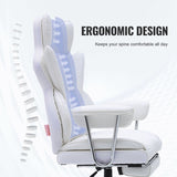 Reclining Office Chair with Footrest, Heavy Duty PU Leather Wide Office Chair, Big and Tall V952-LBYZXKPGDJT0U1Z5NV0