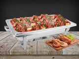 SOGA 2X 9L Stainless Steel Chafing Food Warmer Catering Dish Full Size CHAFINGDISH56301X2