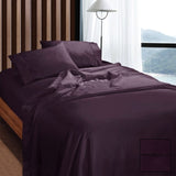 Ramesses 1100TC Egyptian Cotton Sateen Sheet Set Eggplant King V442-KIT-SHEETS-1100TCEGYPTIAN-EGGPLANT-KI