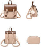 Backpack Purse For Women Cute Fashion Leather Backpack Japanese Style Handbag Ladies Casual Shoulder V1370-AZ4-05483