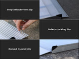 Kartrite 6ft Portable Aluminium Mobility Threshold Access Wheelchair Ramp WCR-01H-6FT-072