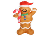 1.5m Height Christmas Inflatables Gingerbread Man Candy Canes Blow Up Yard Decoration Snowman V1294-YM3115220106714-0421