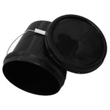 Multipurpose Black PP Storage Bucket, Durable and Leakproof Design V1366-AZ2-W-12154