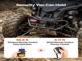 2041 kg Electric Winch, 12V DC ATV/UTV Winch with 6 mm x 12 m Steel Wire Rope, Wireless & Wired V952-ZLQDXGSSJP45OJ5B5001V9