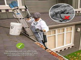 Extendable Gutter Cleaning Tool with L-Shaped Scoop Head and Hanging Hook for Removing Leaves and V1341-ZY-QEZE7J2F-SILVER