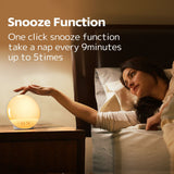 Wake Up Light Sunrise Alarm Clock for Kids, Heavy Sleepers, Bedroom, with Sunrise Simulation, Sleep V1369-AZ3-W-07397