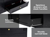 Artiss 6 Chest of Drawers Tallboy Cabinet - LEIF Black FUR-U-CDR-6D-BK-AB
