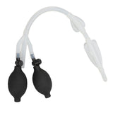 Silicone Enema Douche Bulb Dual Side Openings Elastic Inflatable Double Bulb Flushing System for V1294-YM0901-3112230072511