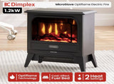 Dimplex 1.2kW MicroStove Optiflame Portable Electric Fire Stove MCFSTV12-AU