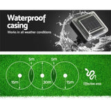 Gardeon Solar Snake Repeller 8X Multi Pulse Ultrasonic Powered Pest Repellent SR-SNAKE-BRI-8-BK-COM