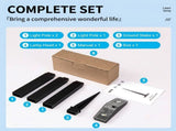 Solar Powered Pathway Lights with PET Laminated Monocrystalline Panel, NiMH Battery, and Black V1341-ZY-QWKSUGCK-2PCS-3000KWARMWHITE
