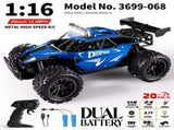 116 metal RC car, high-speed drifting, off-road racing car, boys toy car, 2.4GHz remote control, V1102-823-70972-BLK-VARIABLESPEED