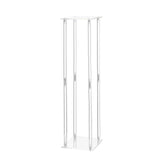 Wedding Flower Stand, 10PCS 80cm Column Flower Stand, Floral Stands with Acrylic Laminate, V952-HLHJLFT10J806TMWQ001V0