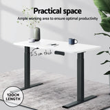 Artiss Standing Desk Top White 120CM DB-B-120-WH